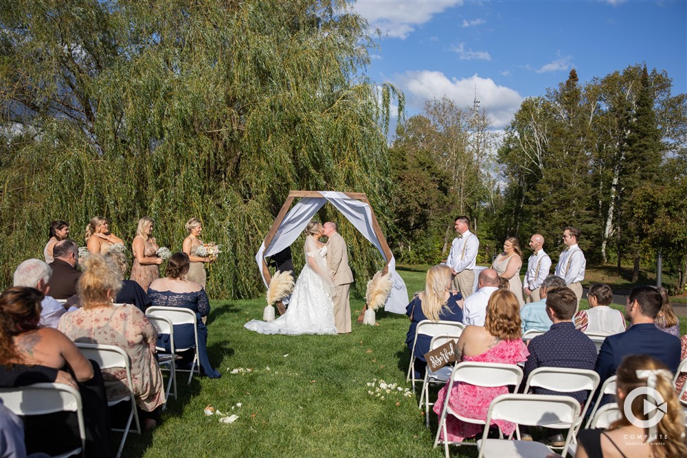 Nestled in the heart of Minnesota's famous Iron Range, this state-of-the-art nonprofit museum explores the land, the mines, the people, and the work. Discovery Center, trolly, wedding, wedding lake superior, wedding crew, mn up north. mn north weddings, iron range weddings.