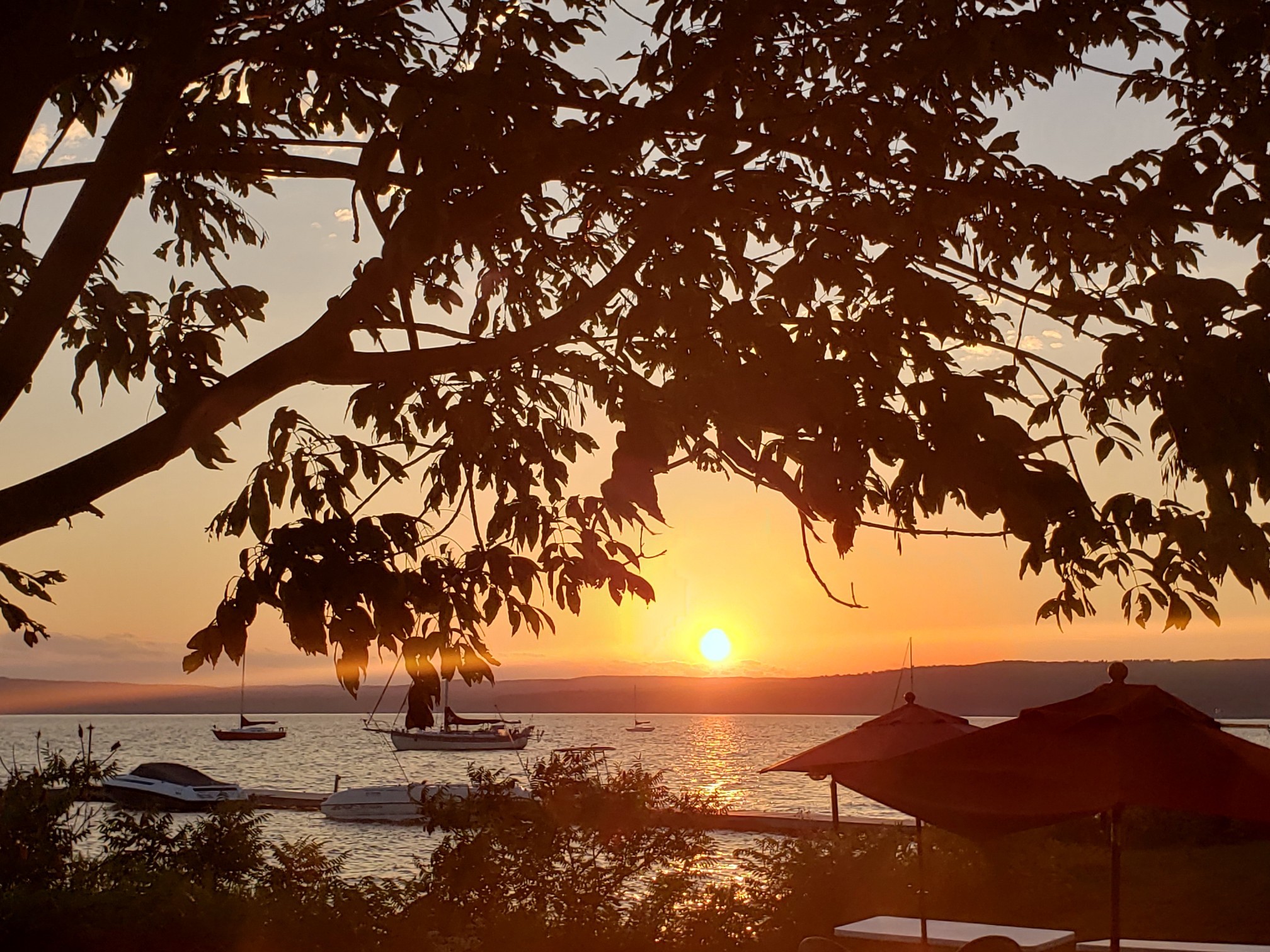 Madeline Island Inn Sunset