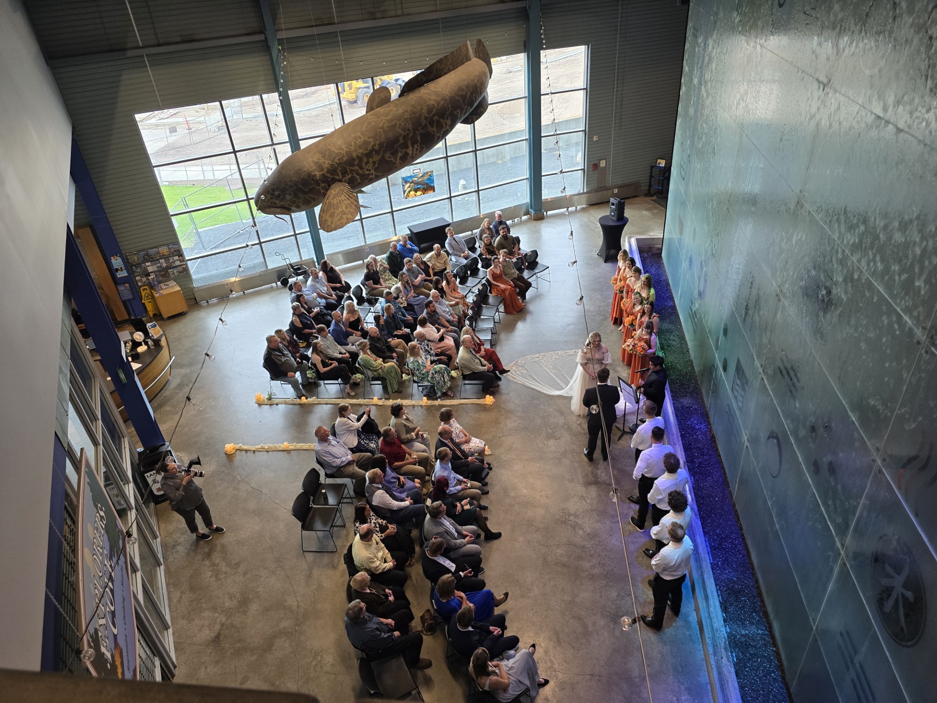 Wedding at Great Lakes Aquarium